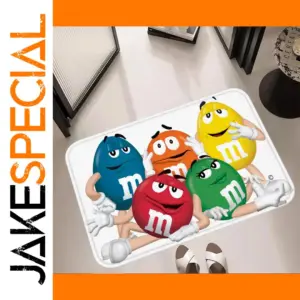 Fluffy Flannel Anti-Slip Bathroom Floor Mat