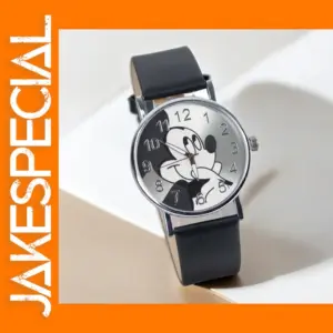 Disney Mickey Mouse Women's Leather Strap Watch
