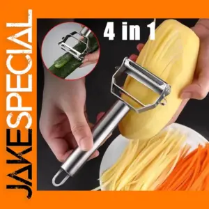 4in1 Stainless Steel Vegetable and Fruit Peeler
