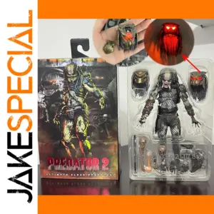 NECA Elder Predator Figure with LED Predator VS Alien