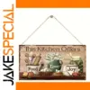 Rustic Wooden Kitchen Wall Sign