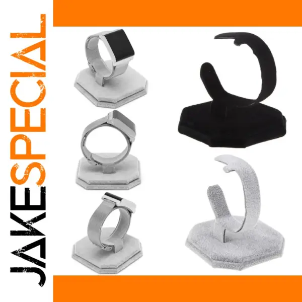 C-shaped Velvet Bracelet Display Stand