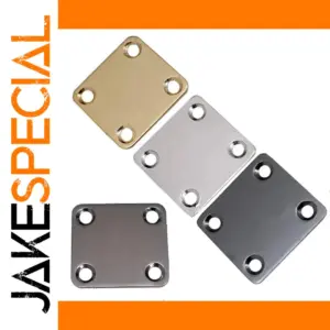 Mini Style Guitar Neck Plate in Multiple Colors