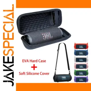 Hard EVA & Silicone Travel Case for JBL Flip 7 Speaker