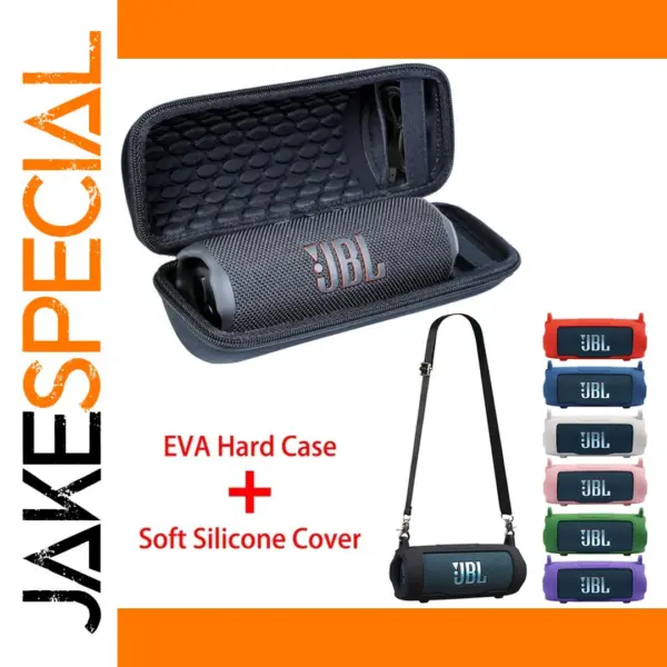 Hard EVA & Silicone Travel Case for JBL Flip 7 Speaker