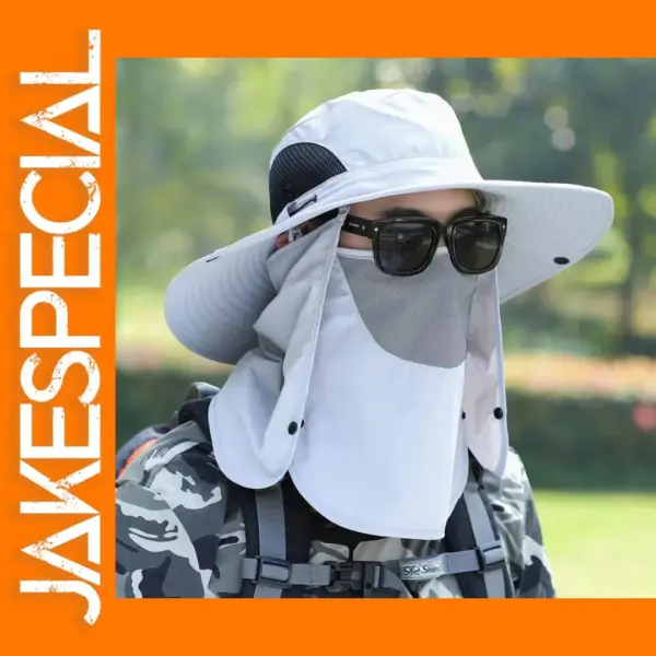 Men's Breathable Sun Protection Bucket Hat