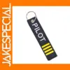 Embroidered Pilot Keychain Gift Accessory