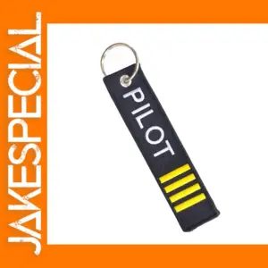 Embroidered Pilot Keychain Gift Accessory