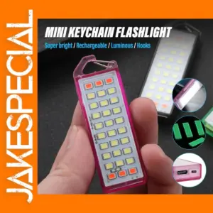 Mini Rechargeable LED Work Light Keychain