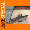 USS Saratoga CV-3 3D Paper Model Kit