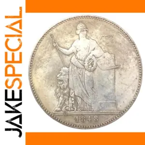 1848 Bavaria 2 Thaler Silver-Plated Coin Copy