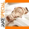Gold Stainless Steel Women's Casual Watch