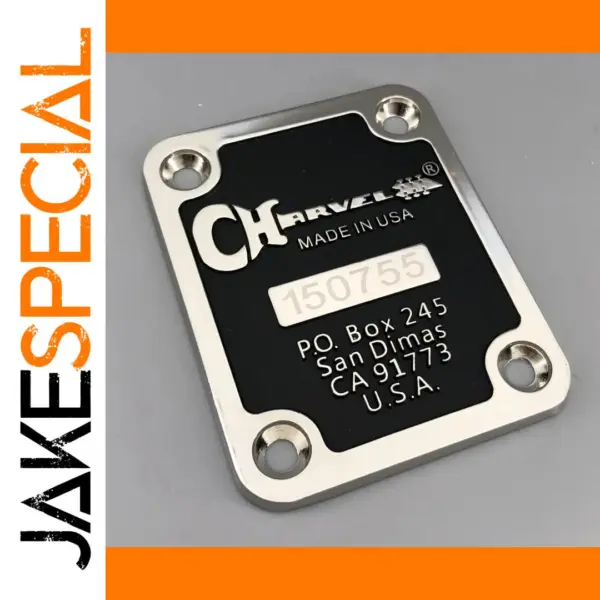 Charvel Electric Guitar Neck Plate with Screws