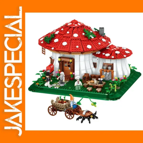 2233PCS Mushroom House Building Blocks Set