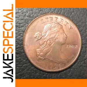 1796 Draped Bust Large Cent Replica Coin
