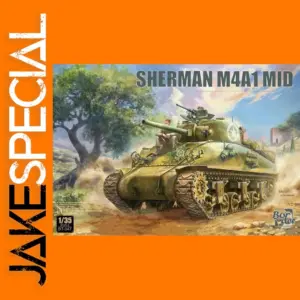 Border BT-047 Sherman M4A1 Mid Tank Model Kit