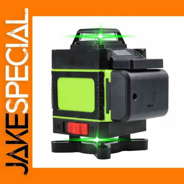 360-Degree Green Laser Level with 12 Lines