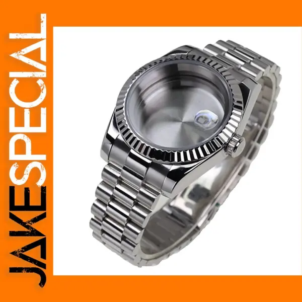 Sapphire Crystal Steel Watch Case 36mm 39mm