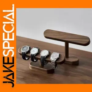 Walnut Jewelry Display Stand Organizer Rack