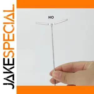 5pcs HO Scale LED Street Lamps Set