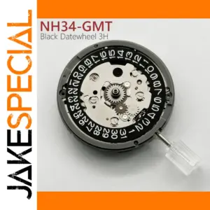 NH34 Automatic Mechanical Watch Movement Black