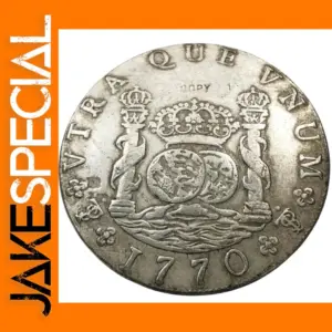 Antique Silver Plated Copy Coin 1769-1770