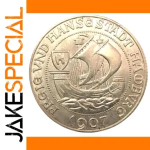 1907 Bremen Gold Copy Coin Antique Design
