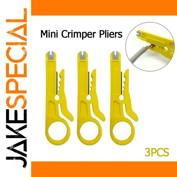 3PCS Mini Crimper Pliers Wire Stripper Tool