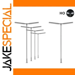 Evemodel 5pcs HO Scale Bright White LED Lamps