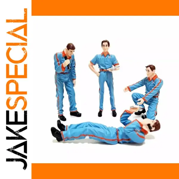 1/18 Scale Resin Repairman Action Figure Set