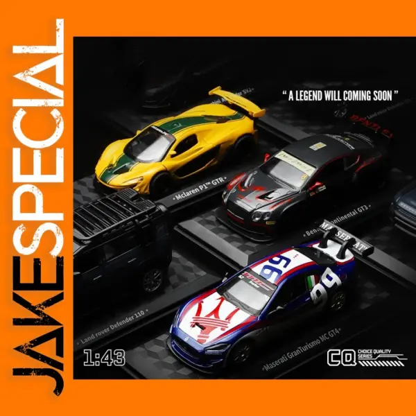 1:43 Scale Lamborghini McLaren Alloy Car Model