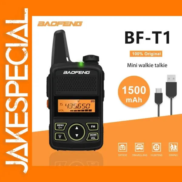 Baofeng BF-T1 Mini Walkie Talkie UHF 5W