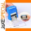 Mini Self-Inking Date Stamp for Office Use
