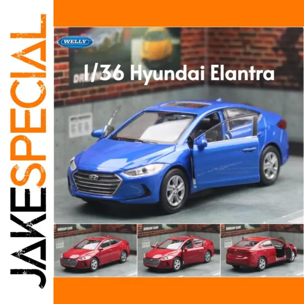 1/36 Scale Hyundai Elantra Diecast Model Car