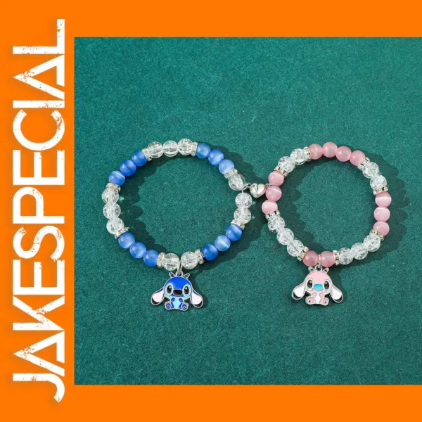 Disney Stitch Angel Friendship Bracelet Set