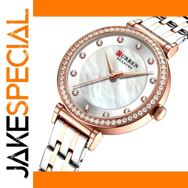 Luxury Women's Stainless Steel Quartz Watch
