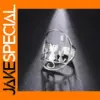Three Cats Full Moon Adjustable Ring for Women