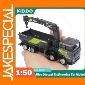 Alloy Diecast Engineering Truck Model Set