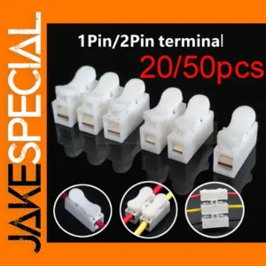 20/50 Pcs No Solder Quick Cable Wire Connectors