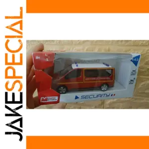 1:43 Scale Peugeot Red Van Diecast Model
