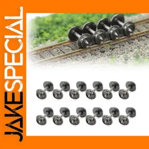N Scale Metal Wheel Sets 12pcs for Trains