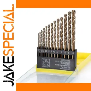 13PCS Metric HSS Drill Bit Set 1.5-6.5MM