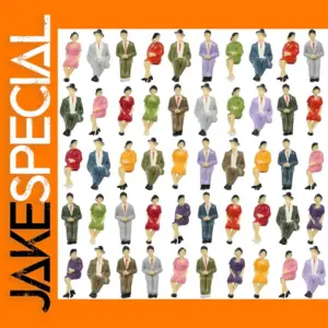 48pcs G Scale Painted Seated Figures Set