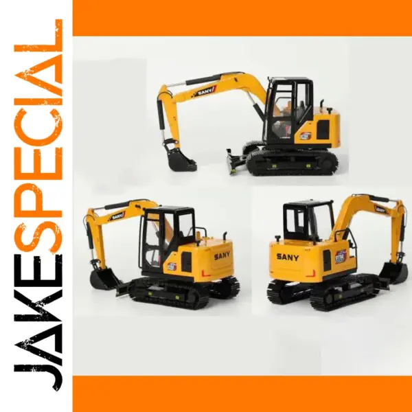 1:25 Scale SANY SY75C Excavator Collectible Model