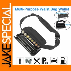 Multi Pocket Waist Bag with Coin Holder