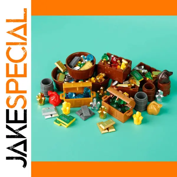 MOC City Treasure Box Building Block Set