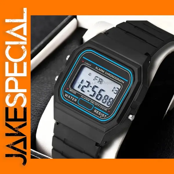 Vintage Square Digital Watch D0H6HJNOEI5000FC30KG
