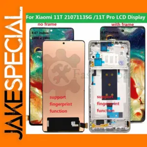 6.67 Inch AMOLED Display for Xiaomi 11T Pro