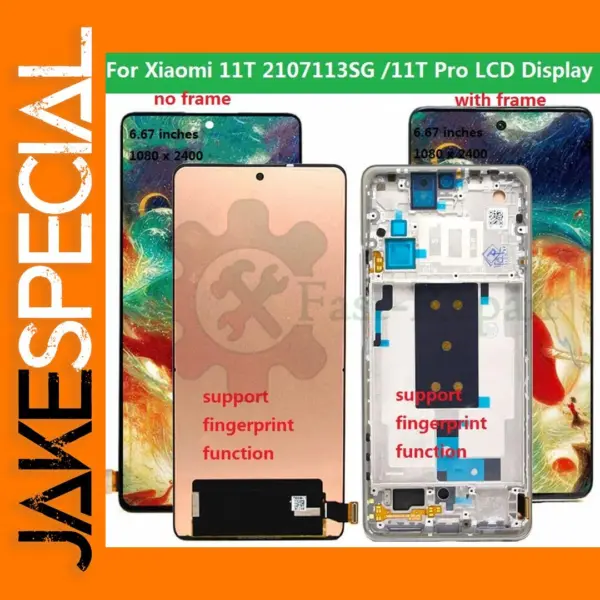 6.67 Inch AMOLED Display for Xiaomi 11T Pro