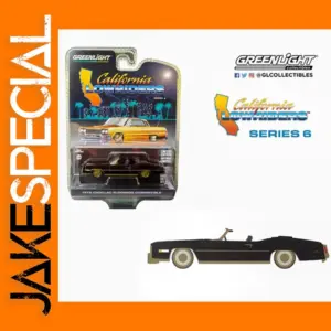 1976 Cadi Eldorado Convertible Model Car 1:64
